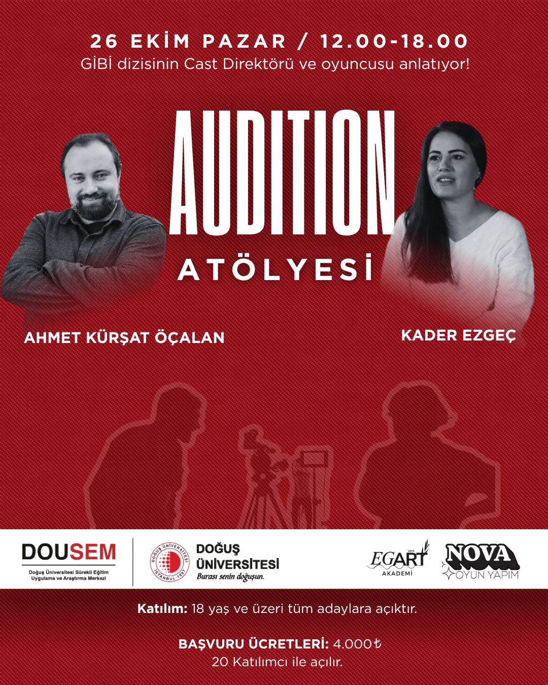 26 Ekim Pazar- Auiditon atolyesi 1