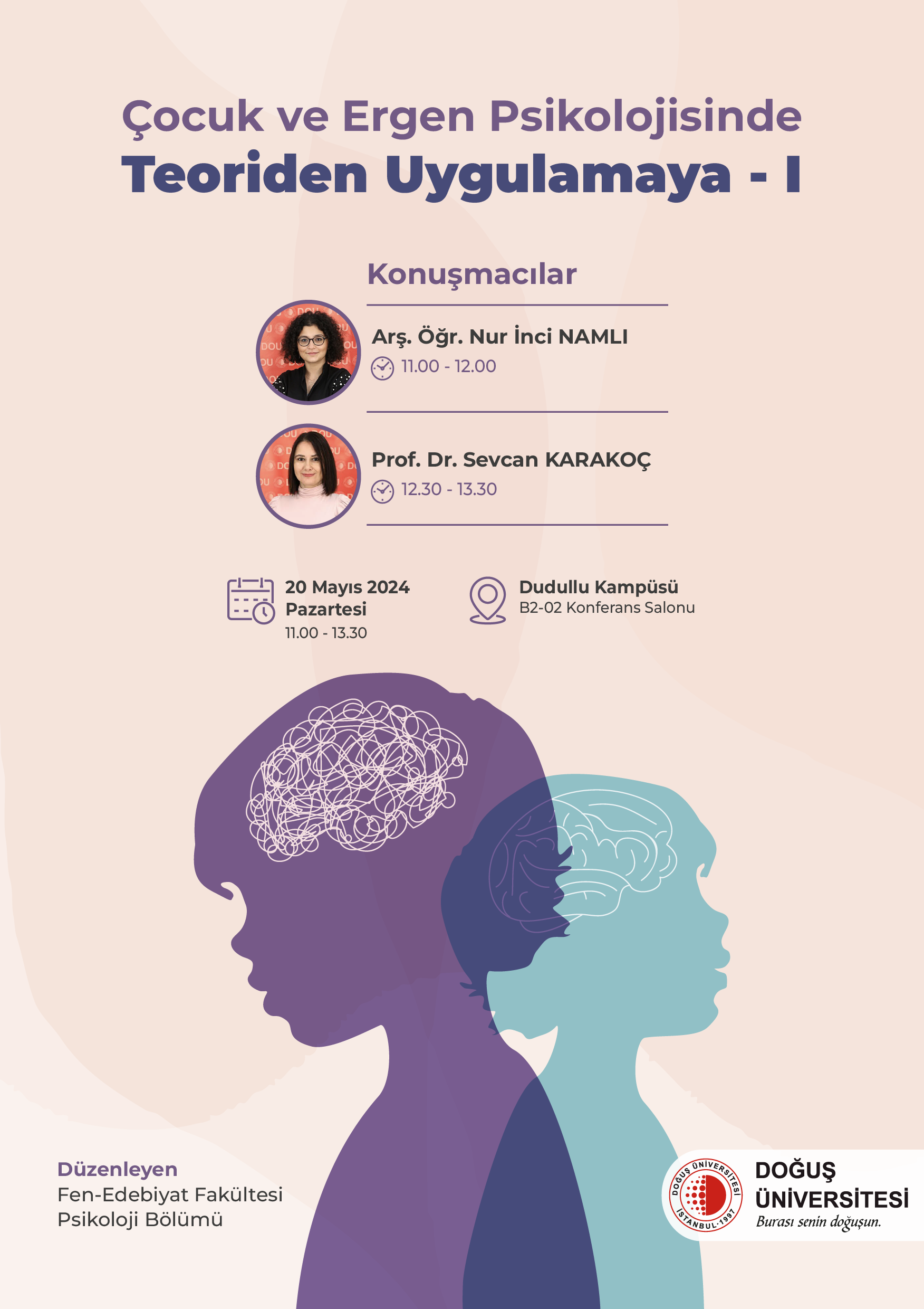 çocuk ve ergen psikolojisinde teoriden uygulamaya_Afiş