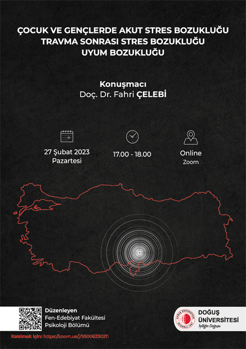 ÇOCUK VE GENÇLERDE AKUT STRES BOZUKLUĞU_Afiş ÇOCUK VE GENÇLERDE AKUT STRES BOZUKLUĞU_Afiş