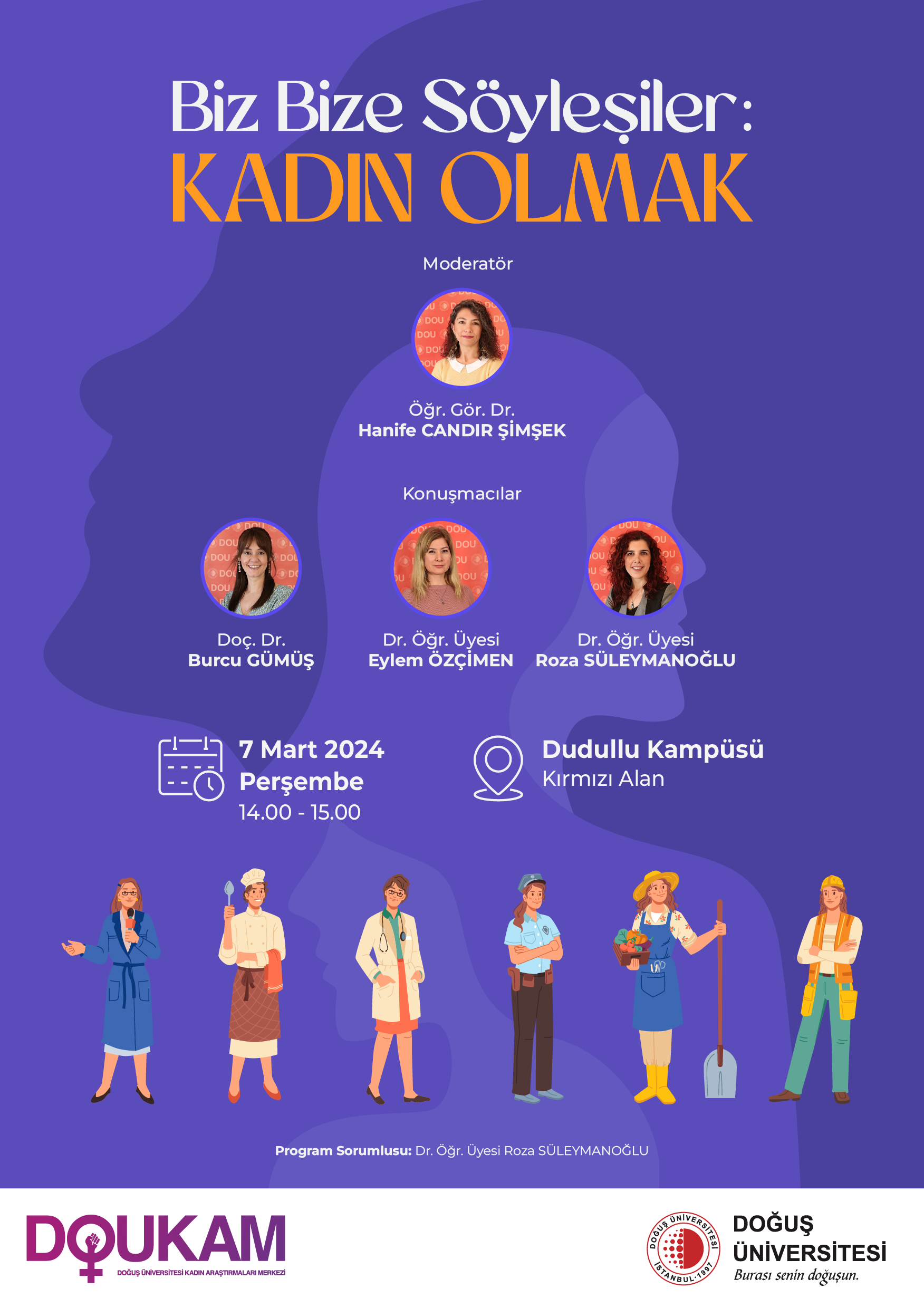 REV. BİZBİZE SÖYLEŞİLER KADIN OLMAK_Afiş