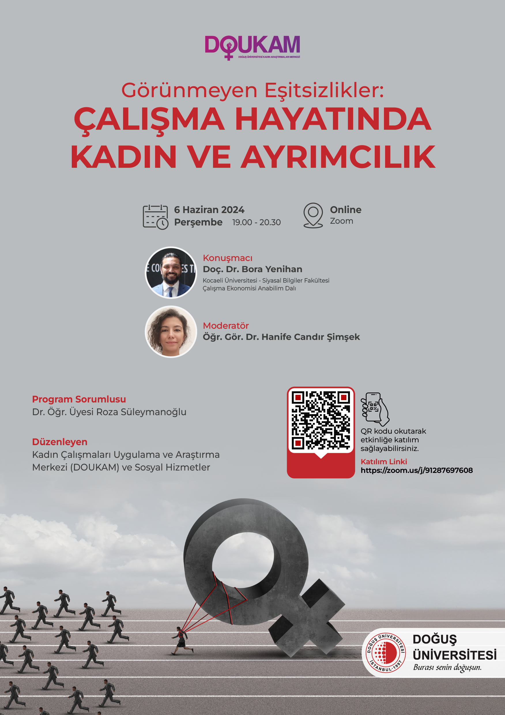 görünmeyen eşitsizlikler- çalışma hayatında kadın ve ayrımcılık_Afiş