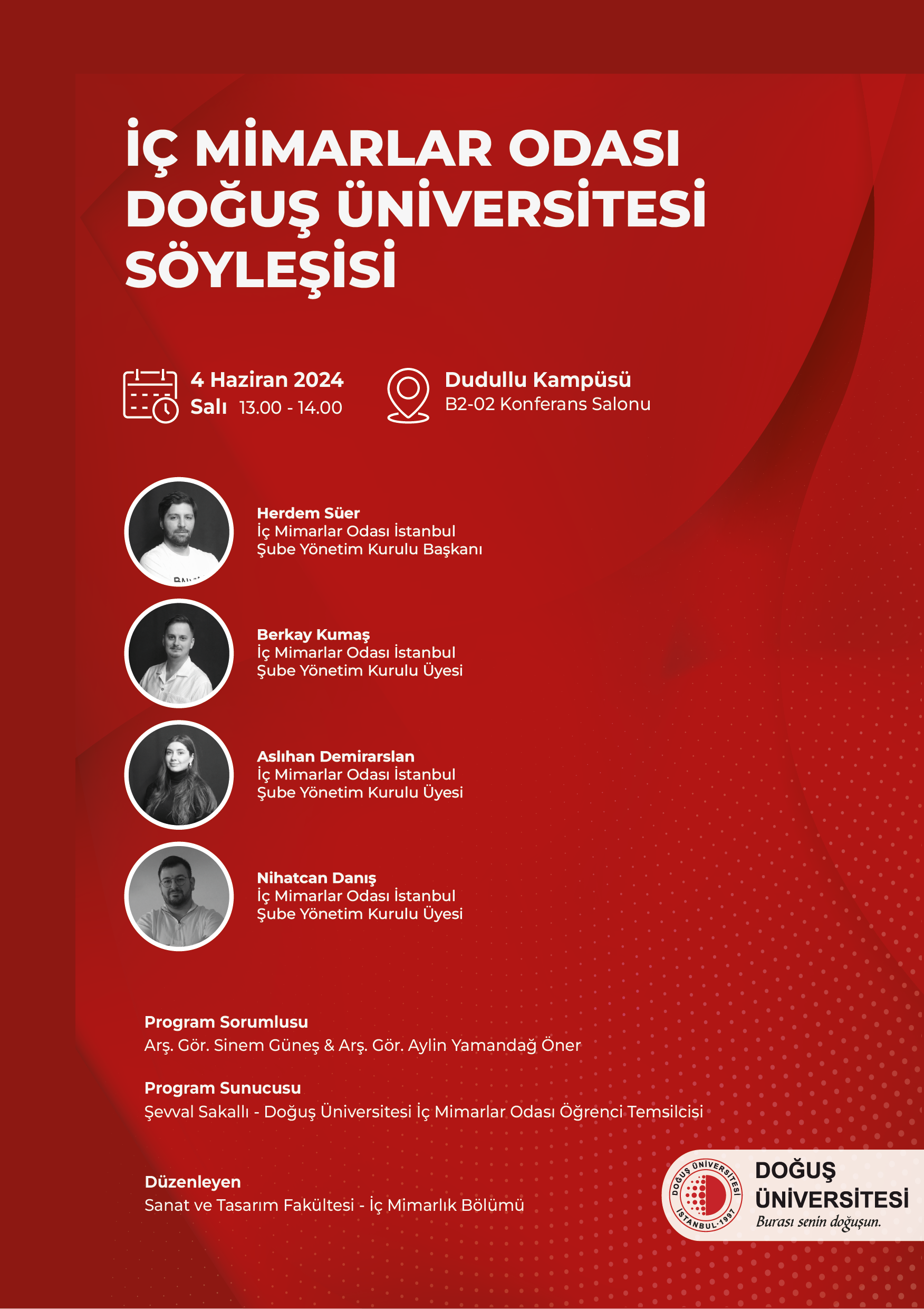 iç mimarlar odası doğuş  üniversitesi söyleşisi_Afiş