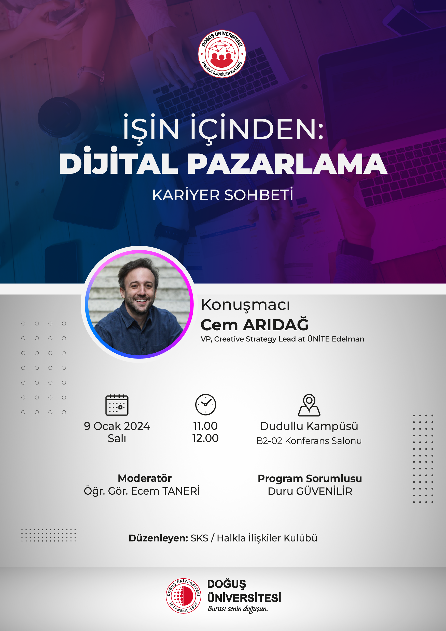 işin içinden dijital pazaarlama_Afiş