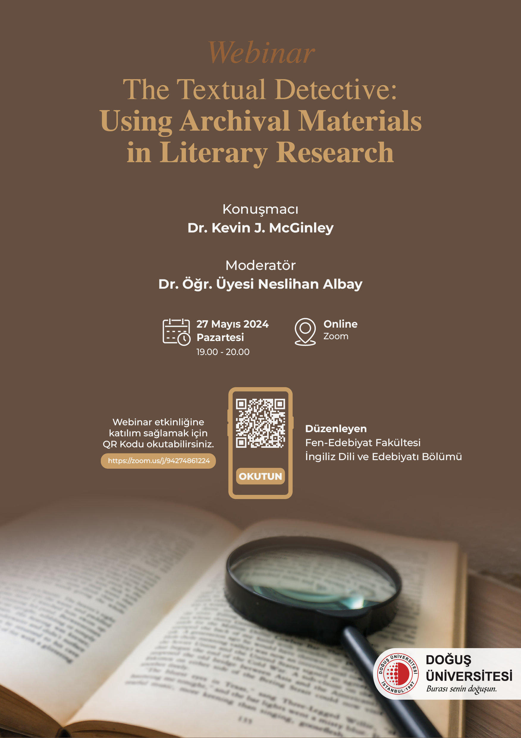 The Textual Detective- Using Archival Materials in Literary Research_Afiş